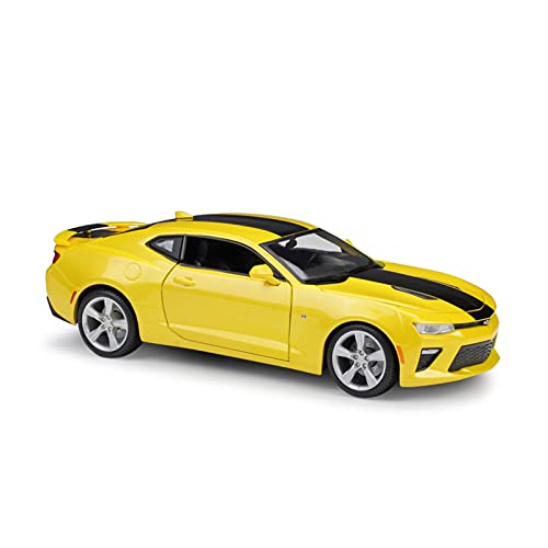 1 18 Für Chevrolet Camaro Hornet Simulation Legierung Auto Casting Modell Fertig Spielzeug Erwachsene Sammlung Dekoration Druckgussmodelle Motorfahrzeuge(Yellow) von DUEVEL