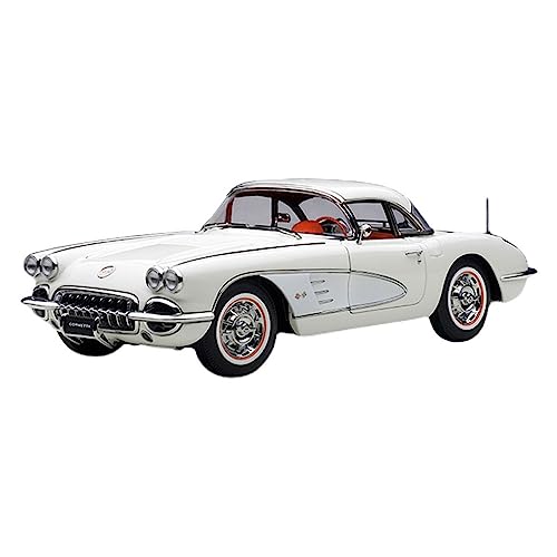 1 18 Für Chevrolet Corvette 1958 Legierung Diecast Klassisches Cabrio Automodell Simulation Fahrzeug Sammlerstück Druckgussmodelle Motorfahrzeuge von DUEVEL