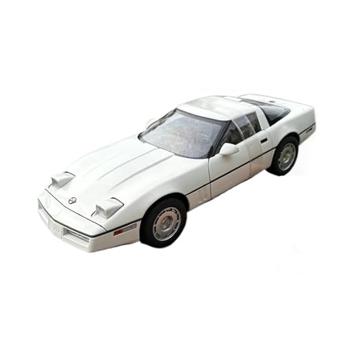 1 18 Für Chevrolet Corvette C4 1986 Legierungsautomodell Druckguss-Metallfahrzeugmodell Sammlung Von Ornamenten Für Enthusiasten Druckgussmodelle Motorfahrzeuge(White) von DUEVEL