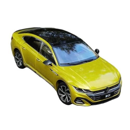 1 18 Für Das Neue CC-Gussautomodell Von Volkswagen. Ornamente Aus Der Legierungsdruckguss-Modellautosammlung Druckgussmodelle Motorfahrzeuge(Yellow) von DUEVEL