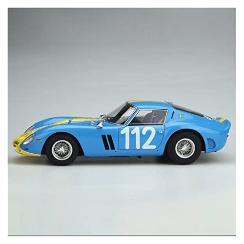 1 18 Für Ferrari 250 GTO Resin Diecast Racing Car Model Static Simulation High End Collectible Souvenir Druckgussmodelle Motorfahrzeuge(Blau) von DUEVEL