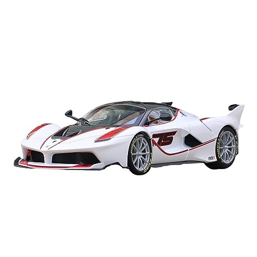 DUEVEL 1 18 Für Ferrari FXXK Hardcover Weiße Statische Legierung Druckguss-Automodell Souvenir-Sammlung Ornamente Druckgussmodelle Motorfahrzeuge von DUEVEL