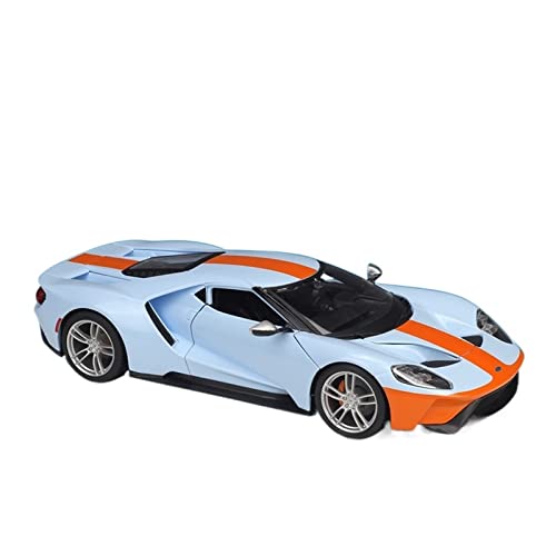 1 18 Für Ford GT Heritage 2021 Legierung Automodell Sammlung Souvenir Ornamente Display Fahrzeug Spielzeug Geschenk Druckgussmodelle Motorfahrzeuge(A) von DUEVEL