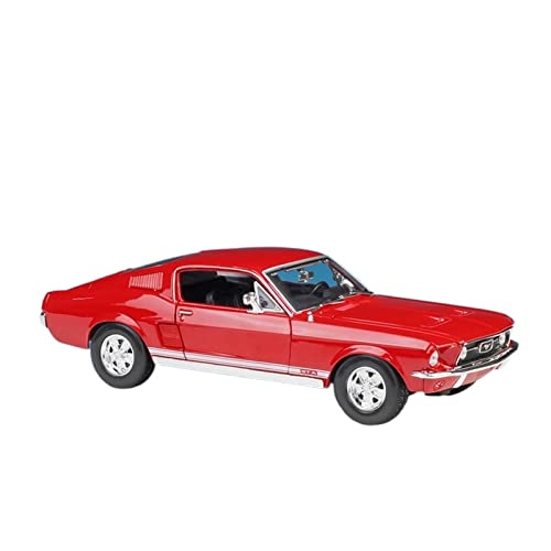 1 18 Für Ford Mustang GTA 1967 Sportwagen Legierung Modell Diecast Metal Classic Rennwagen Spielzeug Sammlung Druckgussmodelle Motorfahrzeuge(B) von DUEVEL