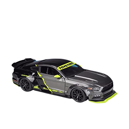 1 18 Für Ford Mustang Gt 2015 Legierung Diecast Auto Modellsammlung Spielzeug Souvenir Dekoration Druckgussmodelle Motorfahrzeuge(D) von DUEVEL