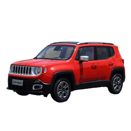 1 18 Für Gac Jeep Renegade Legierung Auto Modell Hobby Diecast Geschenk Souvenir Display Druckgussmodelle Motorfahrzeuge(Rot) von DUEVEL