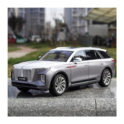 1 18 Für Hongqi E-HS9 Geländewagen SUV Legierung Druckguss Auto Modell Replik Auto Sammlerstück Spielzeug Druckgussmodelle Motorfahrzeuge(Weiß) von DUEVEL