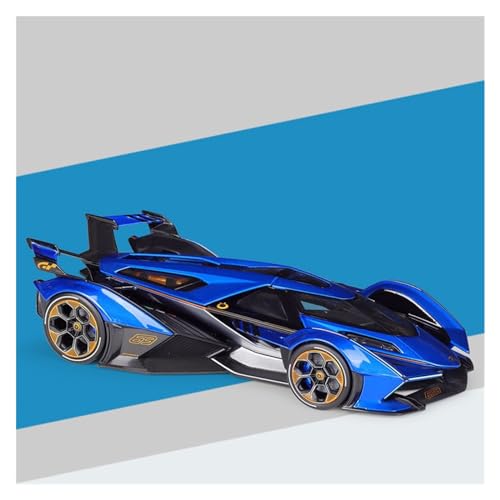 1 18 Für Lambo V12 Vision Gran Turismo Legierung Diecast Tür-zu-öffnen Auto-Modell Spielzeug Sammlerstück Replik Druckgussmodelle Motorfahrzeuge(2) von DUEVEL