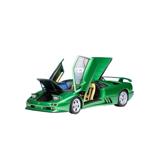 1 18 Für Lamborghini Diablo SE JOTA Sport Auto Modell Statische Display Geschenk Sammlung Druckgussmodelle Motorfahrzeuge(Grün) von DUEVEL