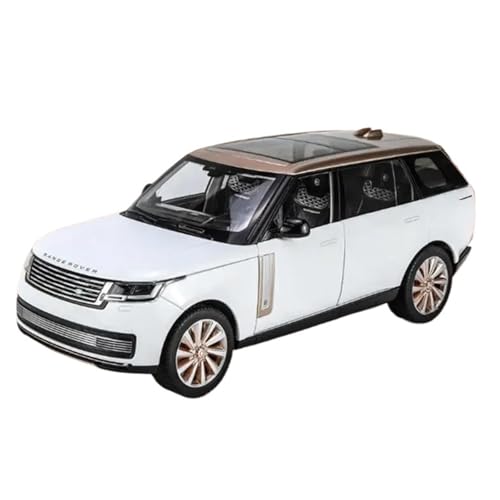 1 18 Für Land Rover Range Rover 50. Jahrestag Legierung Automodell Sound Und Licht Auto Sammlung Druckgussmodelle Motorfahrzeuge(Weiß) von DUEVEL