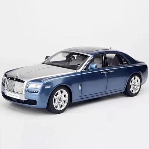 1 18 Für Limited Rolls-Royce Ghost Miniatur-Simulationsautomodell Aus Legierung Für Erwachsene Sammlerstück Ausstellungsdekoration Druckgussmodelle Motorfahrzeuge(Blue 2) von DUEVEL