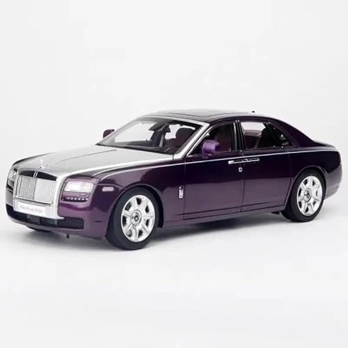 1 18 Für Limited Rolls-Royce Ghost Miniatur-Simulationsautomodell Aus Legierung Für Erwachsene Sammlerstück Ausstellungsdekoration Druckgussmodelle Motorfahrzeuge(Purple) von DUEVEL