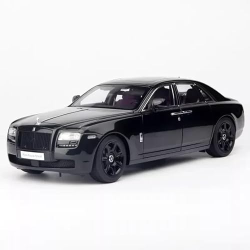 1 18 Für Limited Rolls-Royce Ghost Miniatur-Simulationsautomodell Aus Legierung Für Erwachsene Sammlerstück Ausstellungsdekoration Druckgussmodelle Motorfahrzeuge(Schwarz) von DUEVEL