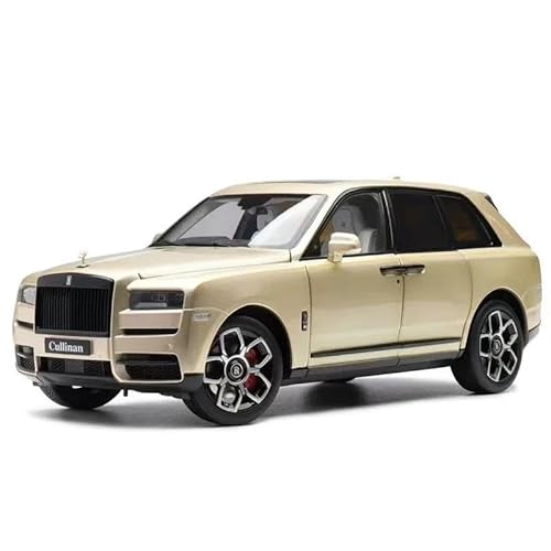 1 18 Für Limitierte Auflage Eines Rolls-Royce Cullinan, Legierungs-Kompressionswellen-Miniaturmodell, Sammlerstück Für Erwachsene Druckgussmodelle Motorfahrzeuge(Beige) von DUEVEL