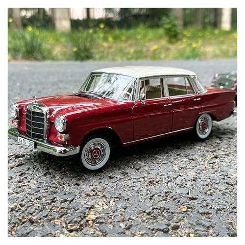 1 18 Für Mercedes Benz 200 1966 Metall Modell Auto Oldtimer Skala Auto Modell Ornamente Urlaub Geschenk Druckgussmodelle Motorfahrzeuge von DUEVEL