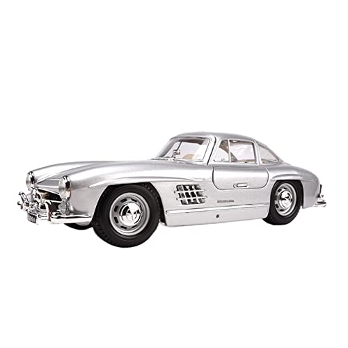 1 18 Für Mercedes-Benz 300sl Retro Oldtimer Legierung Druckguss Modell Sammlung Display Geschenk Druckgussmodelle Motorfahrzeuge(A) von DUEVEL