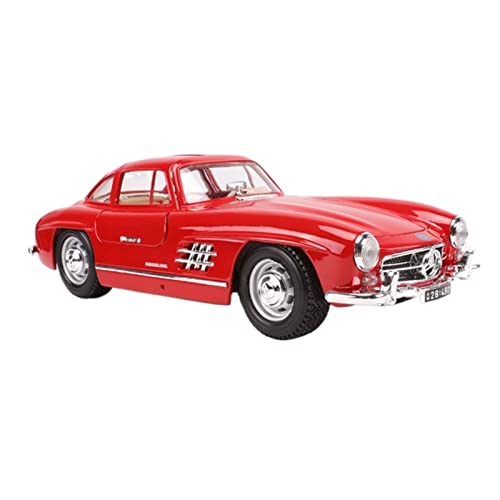 1 18 Für Mercedes-Benz 300sl Retro Oldtimer Legierung Druckguss Modell Sammlung Display Geschenk Druckgussmodelle Motorfahrzeuge(B) von DUEVEL