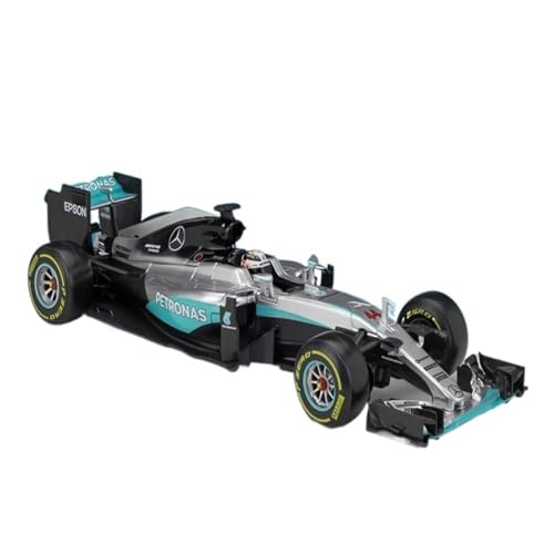 1 18 Für Mercedes-Benz F1 W07 Hybrid Formel 1 Legierung Druckguss Modellauto Statisches Geschenk Druckgussmodelle Motorfahrzeuge(NO44) von DUEVEL