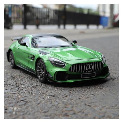 1 18 Für Mercedes-Benz GT GTR Legierung Rennmodell Metallautomodell Simulation Auto Sound Und Licht Sammlung Druckgussmodelle Motorfahrzeuge(Grün) von DUEVEL