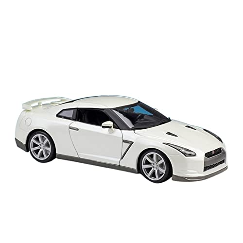 1 18 Für Nissan GT-R R35 2009 Sportwagen Legierung Fertiges Simulationsautomodell Mit Basissammlung Druckgussmodelle Motorfahrzeuge(B) von DUEVEL