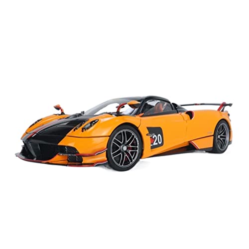 1 18 Für Pagani BC Orange Cabrio Legierung Druckguss Statische Modellauto-Sammlung Männer Geschenk Druckgussmodelle Motorfahrzeuge von DUEVEL