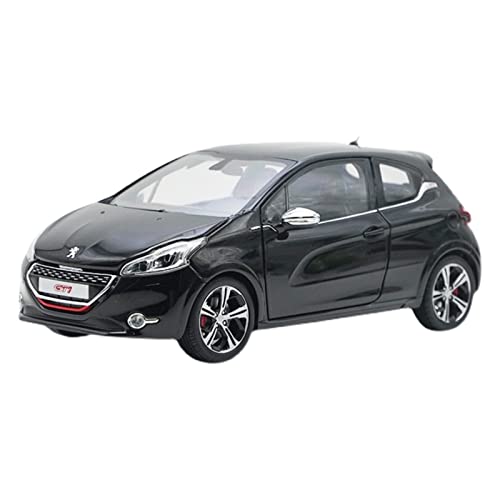 1 18 Für Peugeot 208 GTI Schwarz Auto Legierung Druckguss Modell Dekoration Sammlung Display Geschenk Druckgussmodelle Motorfahrzeuge von DUEVEL