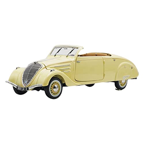 1 18 Für Peugeot 402 Classic Beige Roadster Legierung Druckguss Modell Home Decor Collection Display Druckgussmodelle Motorfahrzeuge von DUEVEL