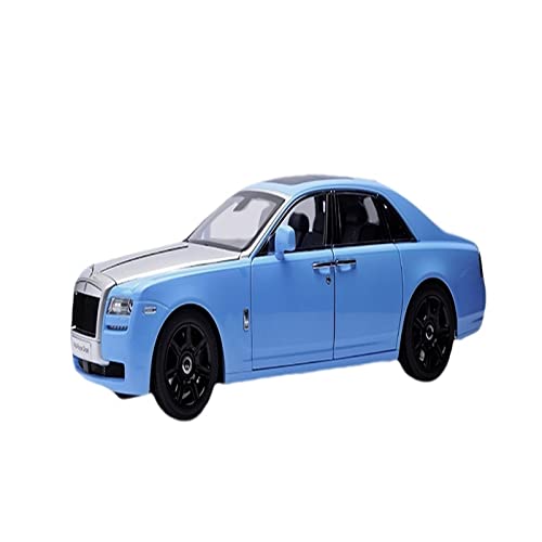 1 18 Für Rolls-Royce Ghost Alpine Blue Centennial Edition Fast Echtes Automodell Aus Aluminiumdruckguss Druckgussmodelle Motorfahrzeuge von DUEVEL