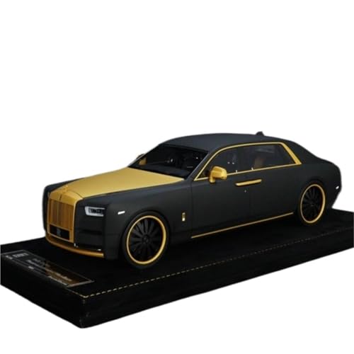 1 18 Für Rolls-Royce Phantom Extended Edition Matte Black Gold Edition Harz Auto Modell Spielzeug Kit Geschenk Druckgussmodelle Motorfahrzeuge 1 18 Für Rolls-Royce Phantom Extended Edition Matte Black Gold Edition Harz Auto Modell Spielzeug Kit Geschenk Druckgussmodelle Motorfahrzeuge von DUEVEL