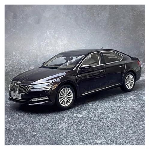 1 18 Für Skoda Superb Legierung Auto Modell Druckguss Metall Fahrzeug Auto Sammlung Ornamente Druckgussmodelle Motorfahrzeuge(Schwarz) von DUEVEL