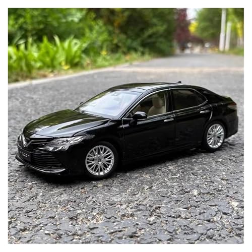 1 18 Für Toyota Camry 2018 Legierung Auto Modell Auto Spielzeug Simulation Sammlung Auto Modell Druckgussmodelle Motorfahrzeuge(Schwarz) von DUEVEL