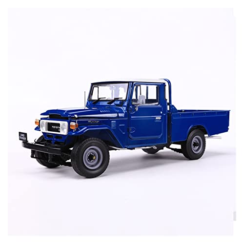 1 18 Für Toyota Land Cruiser LC40 Legierung Diecast Pickup Automodell Statische Simulation Sammlerstück Souvenir Druckgussmodelle Motorfahrzeuge(Blau) von DUEVEL