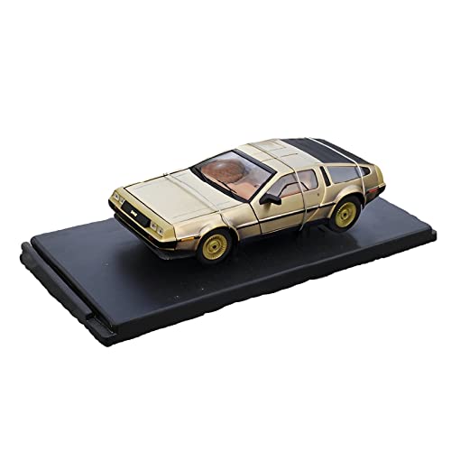 1 18 Für Zurück In Die Zukunft Delorean DMC-12 Zeitmaschine Diecast Alloy Model Car Metal Toy Collection Druckgussmodelle Motorfahrzeuge von DUEVEL