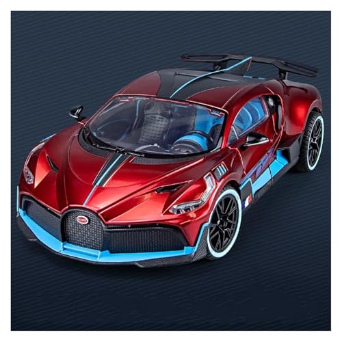 1 18 Große Größe 26CM Für Bugatti Divo Legierungsdruckguss-Volltürautomodell Junge Sound- Und Lichtsammlung Geschenkspielzeugauto Druckgussmodelle Motorfahrzeuge(3) von DUEVEL