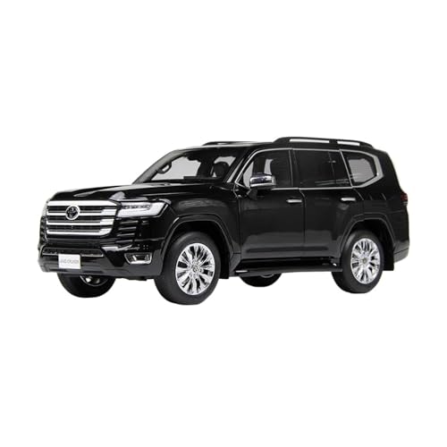 1 18 Metall Modell Für Toyota Land Cruiser LC300 ZX SUV Skala Diecast Auto Sammlung Geschenk Druckgussmodelle Motorfahrzeuge(Schwarz) von DUEVEL