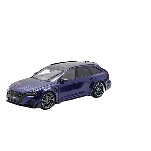 1 18 Passend Für Audi RS6 C8 ABT Wagon 2020 Diecast Model Car 4 Wheel Hobby Simulation Boys Collection Druckgussmodelle Motorfahrzeuge(B) von DUEVEL