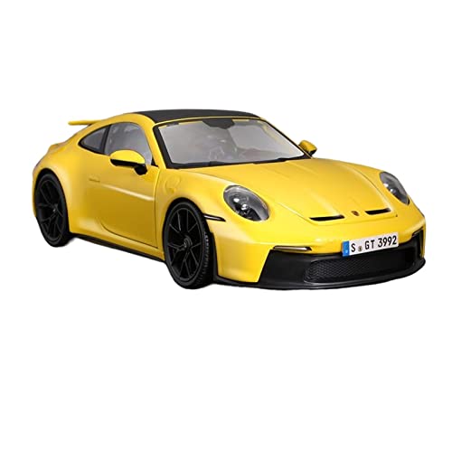 1 18 Passend Für Porsche 911 GT3 Gelber Sportwagen Statische Druckgussfahrzeuge Sammlersimulation Modellauto Spielzeug Druckgussmodelle Motorfahrzeuge(B) von DUEVEL