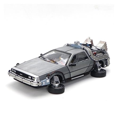 1 18 Passend Für Zurück In Die Zukunft Sound Und Light Fine Version Alloy Car Model Collection Souvenir Ornaments Druckgussmodelle Motorfahrzeuge von DUEVEL