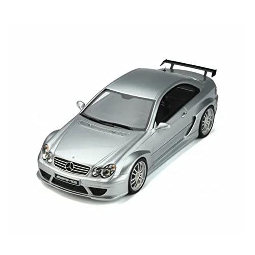 1 18 Silber Mercedes AMG C209 Coupé CLK DTM Resin Car Model Gift Collection Druckgussmodelle Motorfahrzeuge von DUEVEL