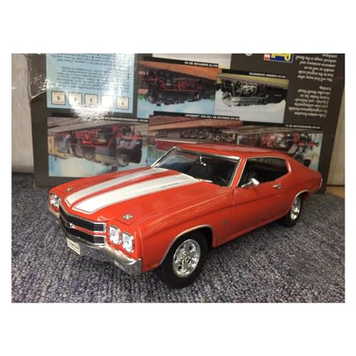 1 18 für Chevrolet 1970 Chevelle SS 454, Legierung, statisches Auto, Sammlungstyp, Metallspielzeug-Sammlungsfahrzeugmodell Druckgussmodelle Motorfahrzeuge(X) von DUEVEL