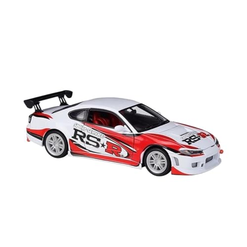 1 24 Automodellauto Für Nissan Silvia S15 RS-R, Klassische Metalllegierung, Spielzeug-Geschenksammlung Druckgussmodelle Motorfahrzeuge von DUEVEL