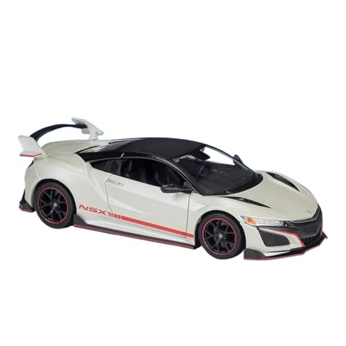 1 24 Für Acura NSX Legierung Sportwagen Modell Diecast Metall Rennwagen Fahrzeuge Modell Simulation Sammlung Geschenk Druckgussmodelle Motorfahrzeuge(White) von DUEVEL