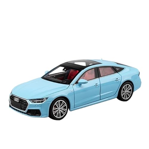 1 24 Für Audi A7 Legierung Modell Auto Metall Casting Sound Und Licht Auto Spielzeug Fahrzeug Geschenk Druckgussmodelle Motorfahrzeuge(Blue1) von DUEVEL