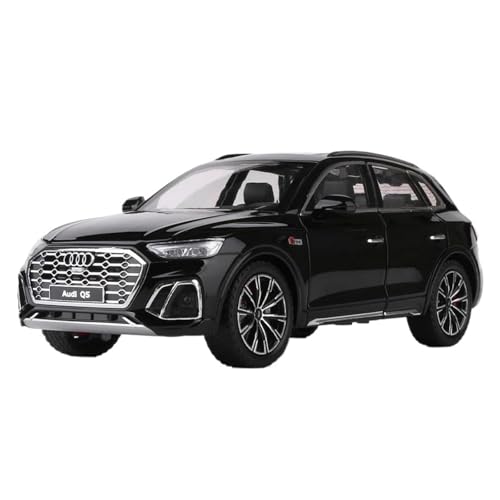 1 24 Für Audi Q5 Legierung Modell Auto SUV Geländewagen Druckguss Fahrzeug Simulation Pull Back Sammlung Druckgussmodelle Motorfahrzeuge(Schwarz) von DUEVEL