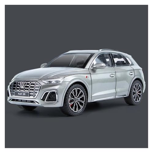 1 24 Für Audi Q5 SUV Automodell Metallautomodell Simulationsmodell Sound- Und Lichtsammlung Geschenk Druckgussmodelle Motorfahrzeuge(Gray) von DUEVEL