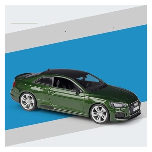 1 24 Für Audi RS5 Coupe Legierung Racing Modell Diecast Fahrzeug Modell Sammeln Spielzeug Druckgussmodelle Motorfahrzeuge(Grün) von DUEVEL