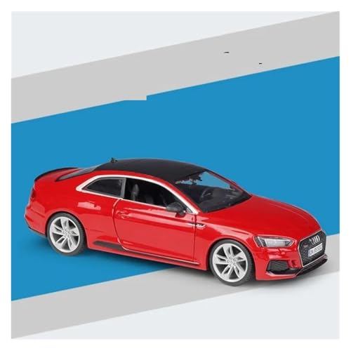 1 24 Für Audi RS5 Coupe Legierung Racing Modell Diecast Fahrzeug Modell Sammeln Spielzeug Druckgussmodelle Motorfahrzeuge(Rot) von DUEVEL