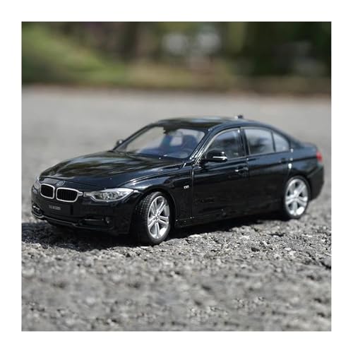 1 24 Für BMW 335i Maßstab Modell Auto Druckguss Spielzeug Auto Auto Modell Spielzeug Sammlung Druckgussmodelle Motorfahrzeuge(Schwarz) von DUEVEL