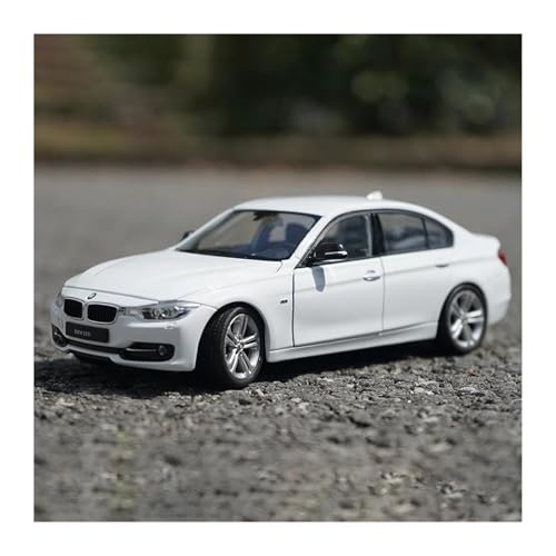 1 24 Für BMW 335i Maßstab Modell Auto Druckguss Spielzeug Auto Auto Modell Spielzeug Sammlung Druckgussmodelle Motorfahrzeuge(Weiß) von DUEVEL