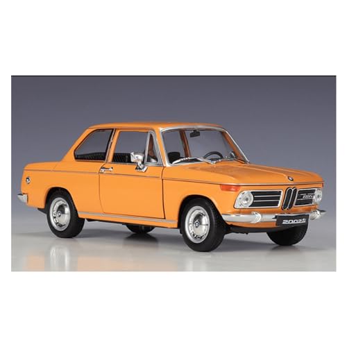 1 24 Für BMW BMW2002Ti Simulation Legierung Auto Modell Spielzeug Sammlung Dekoration Druckgussmodelle Motorfahrzeuge(Orange) von DUEVEL